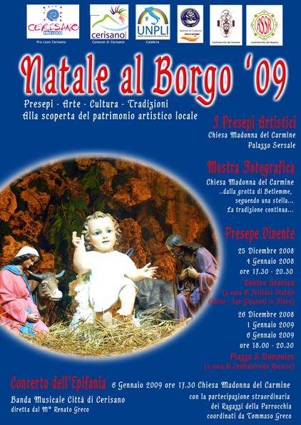 Il cartellone di Natale al Borgo