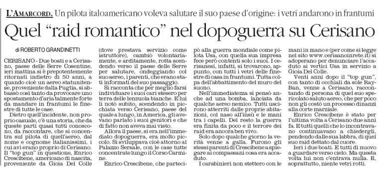 dal Quotidiano della Calabria